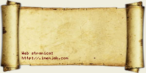 Emilija Bačević vizit kartica